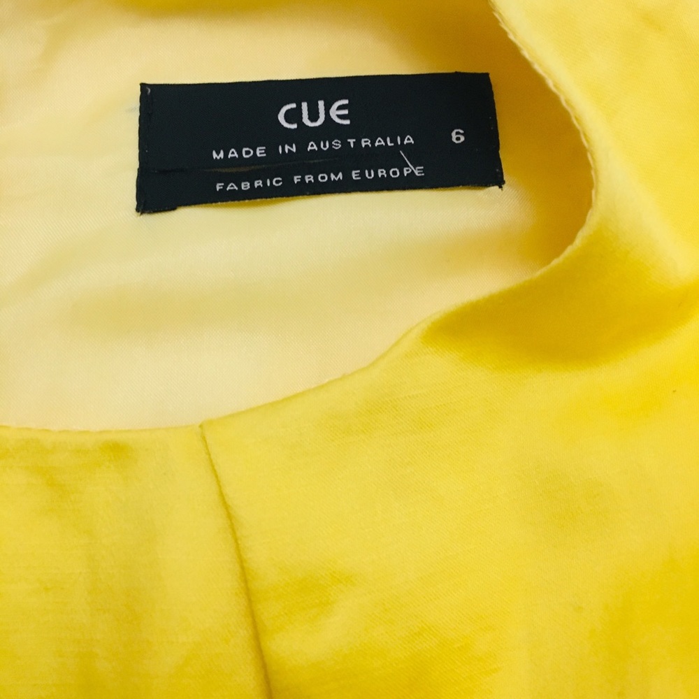 Cue Pencil Yellow Dress - Gem